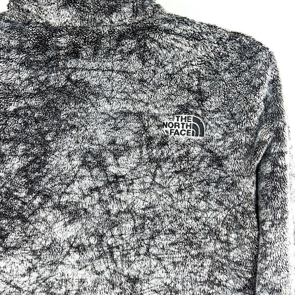 The North Face Women’s seasonal Osito Zip fuzzy, Fleece graphic, gray marble, SP - Picture 5 of 13